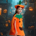 Moliūgo kostiumas helovinui vaikams – vaizdas 5