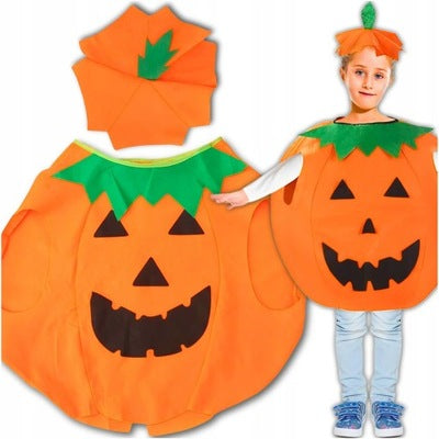 Moliūgo kostiumas helovinui vaikams – vaizdas 3