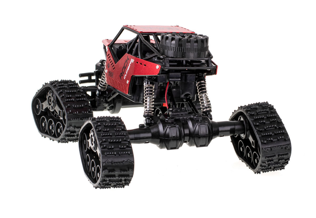 Nuotoliniu būdu valdomas RC Rock Crawler 4x4 visureigis LHC012, 2in1, raudonas