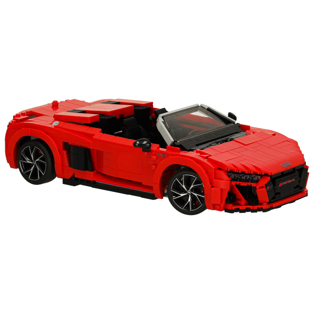 Rastar Audi R8 Spyder 93800 konstravimo kaladėlės, 1:14 mastelis, 1440 dalių