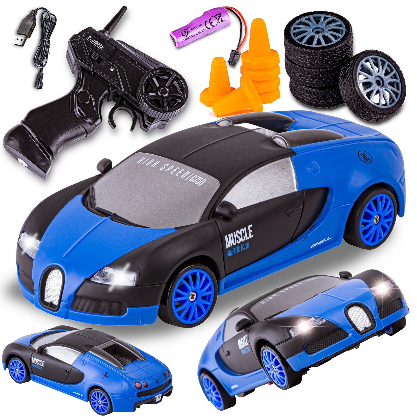 Radijo bangom valdoma RC drift mašina - pagrindinis vaizdas