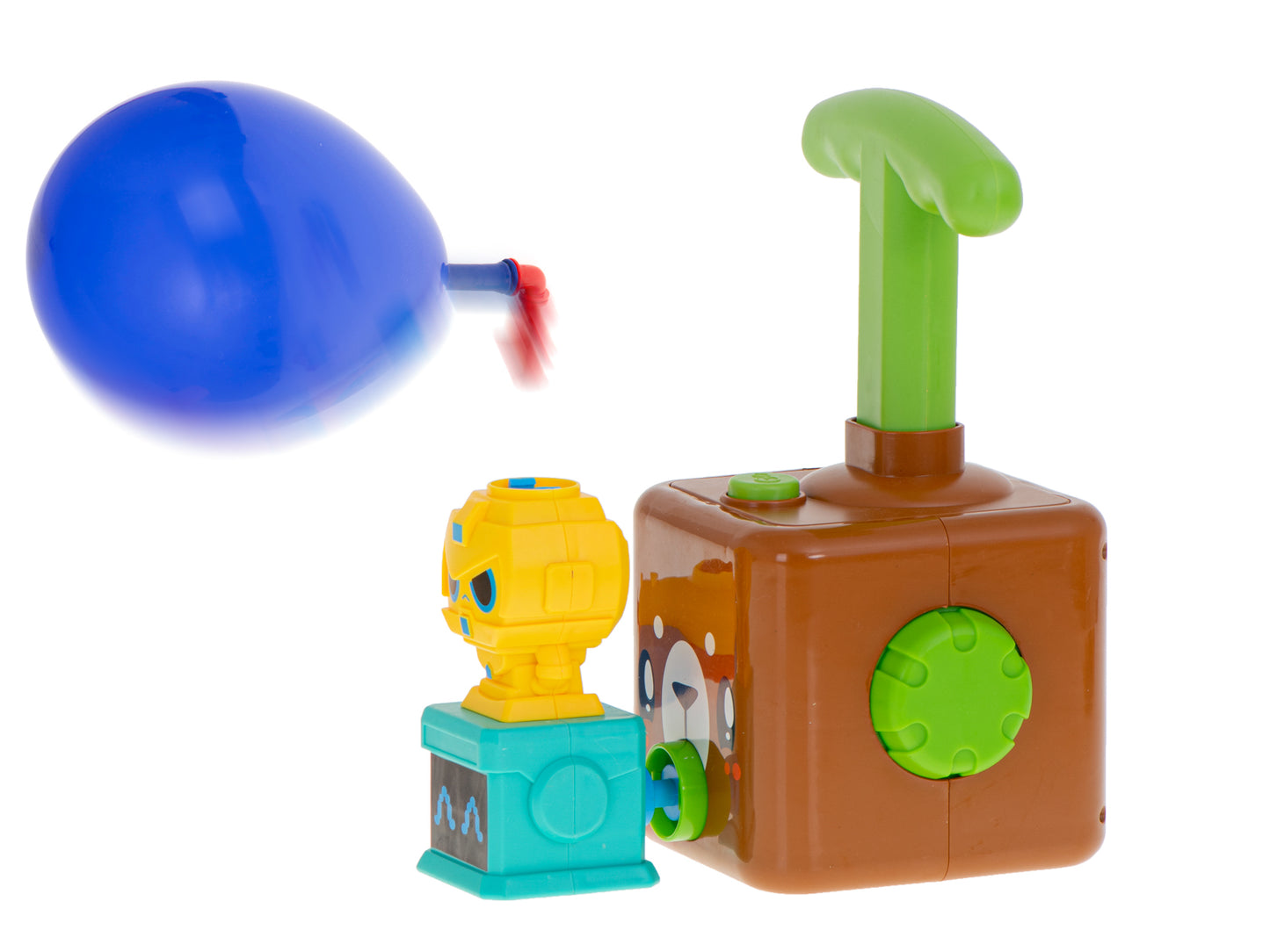 Aerodinaminis automobilis su balionų paleidimo įrenginiu, meška – vaizdas 4