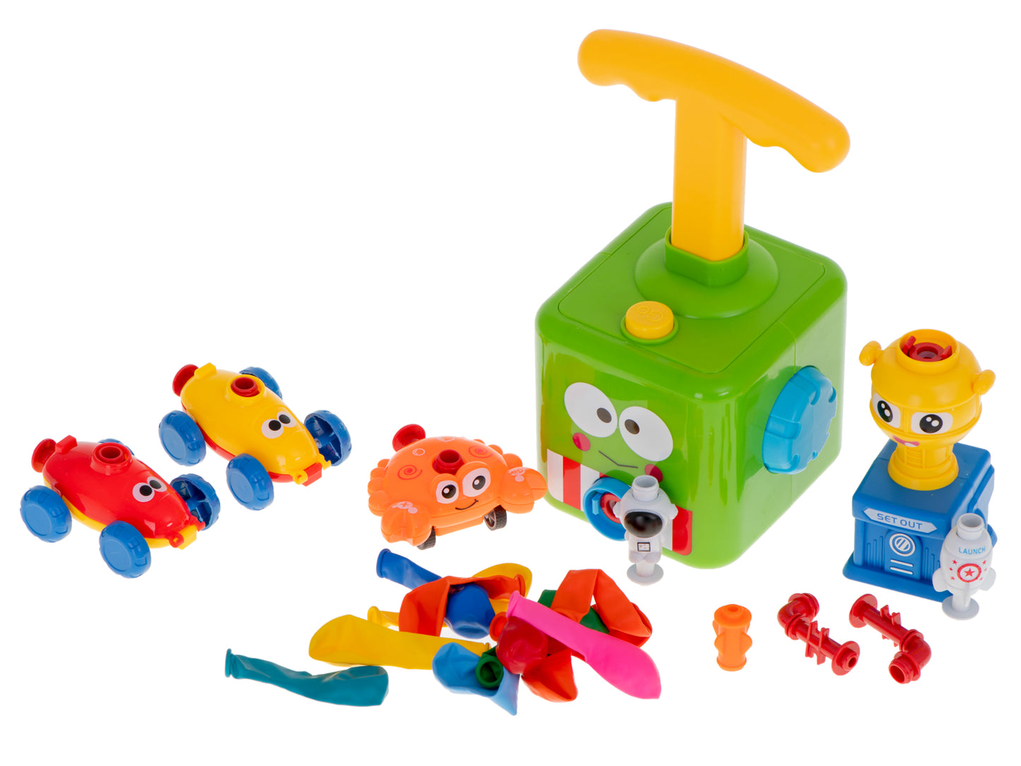 Aerodinaminis automobilis su balionų paleidimo įrenginiu, varlė – vaizdas 2