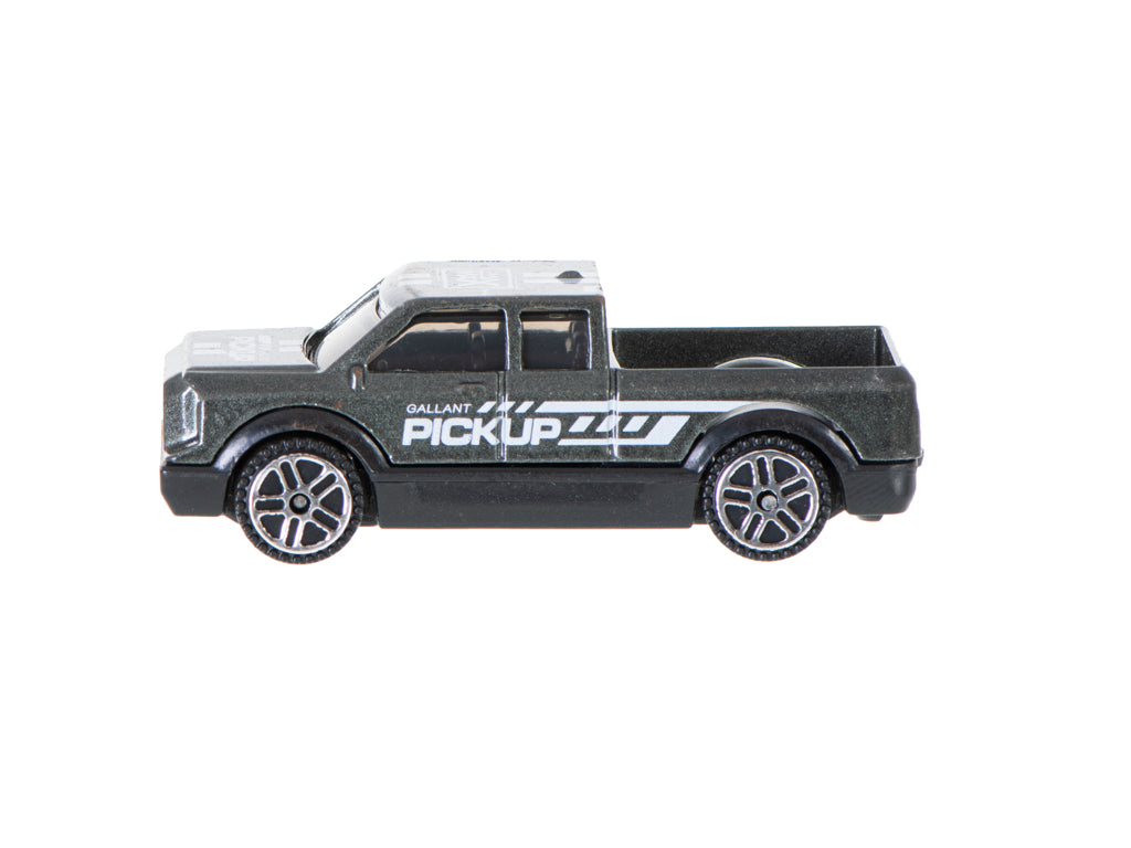 Metalinis automobilis, pilkos spalvos pick-up – vaizdas 4