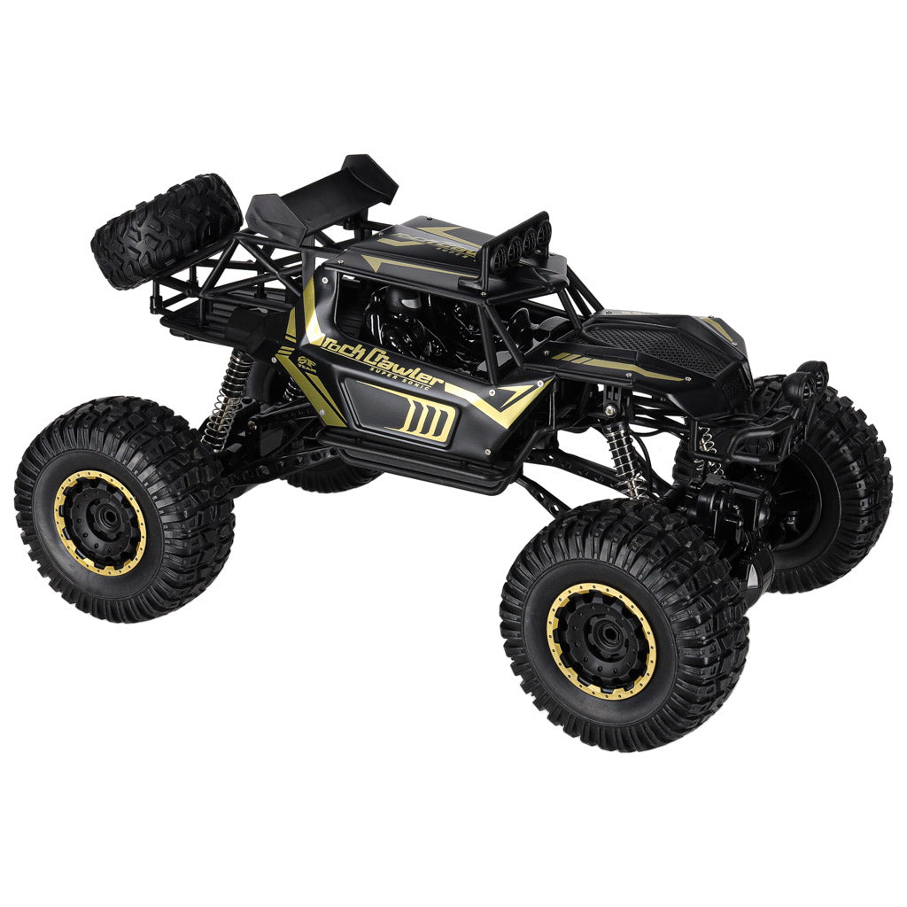 Radijo bangomis valdomas automobilis 2,4 GHz 1:8, 51 cm, metalinis, juodas