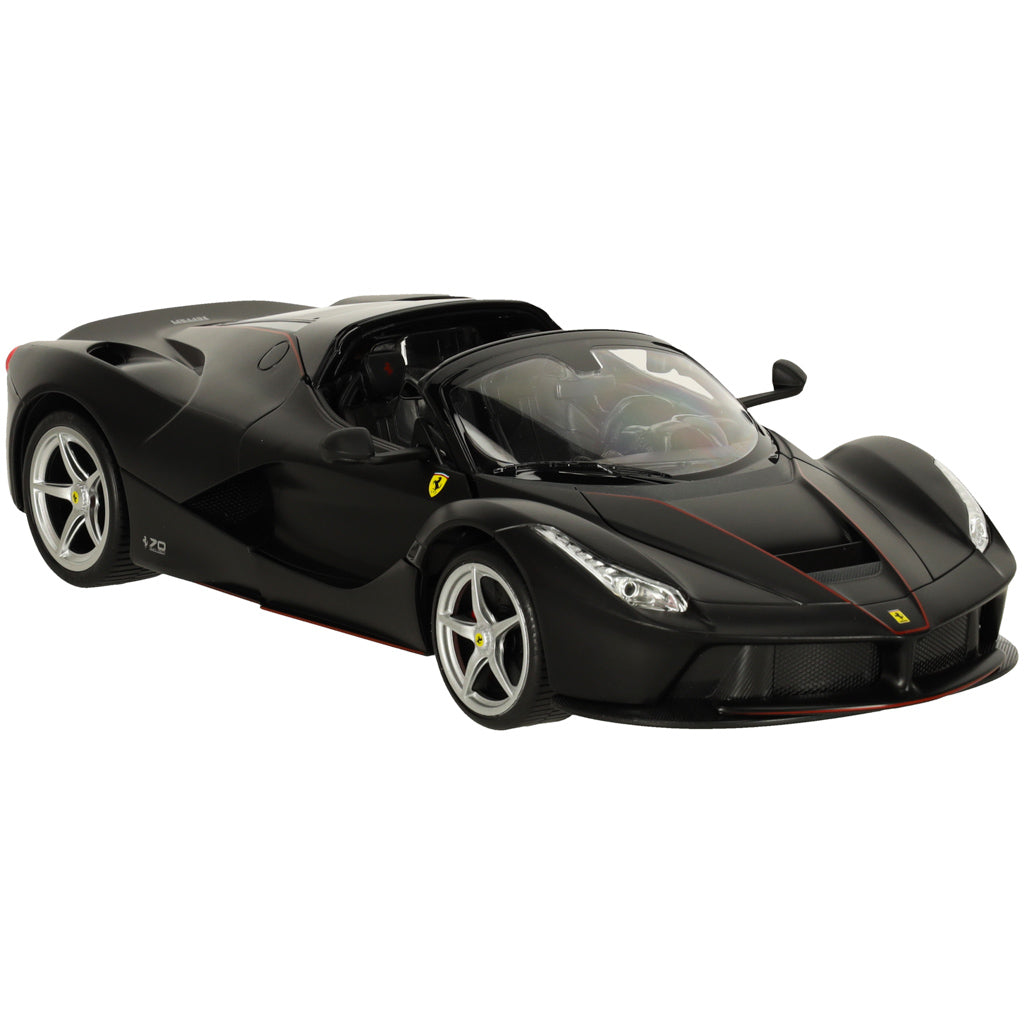 Nuotoliniu būdu valdomas automobilis Rastar 75800 Ferrari LaFerrari Aperta 1:14, juodas