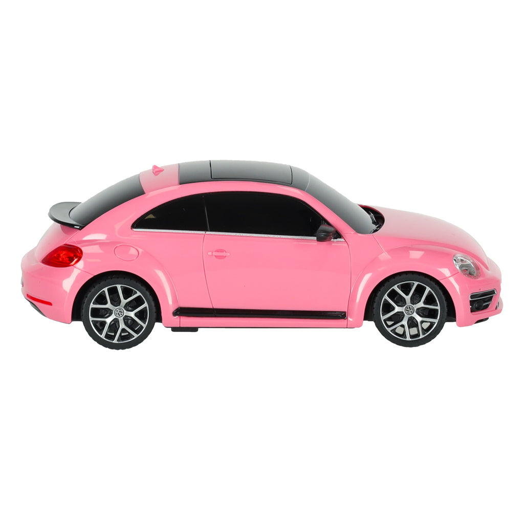 RC automobilis 1:24 Volkswagen Beetle rožinės spalvos – vaizdas 3