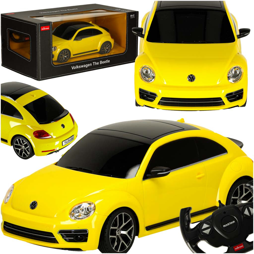 RC automobilis 1:14 Volkswagen Beetle geltonas – pagrindinis vaizdas