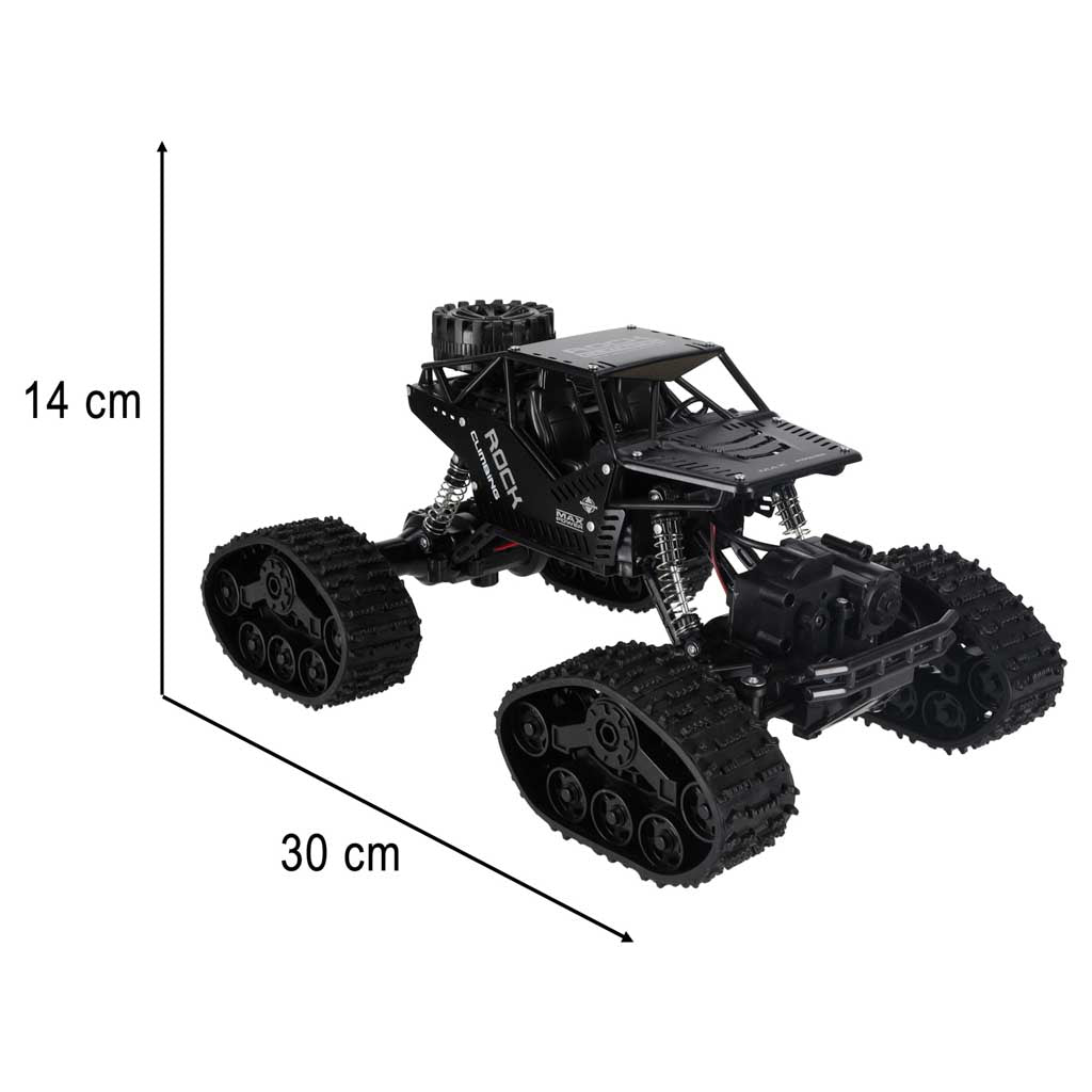 Nuotoliniu būdu valdomas visureigis RC Rock Crawler 4x4 LHC012, 2in1, juodas