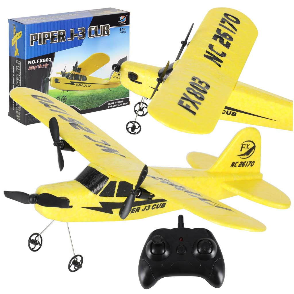 Radijo bangomis valdomas lėktuvas RC FX803 Piper 150 mAh