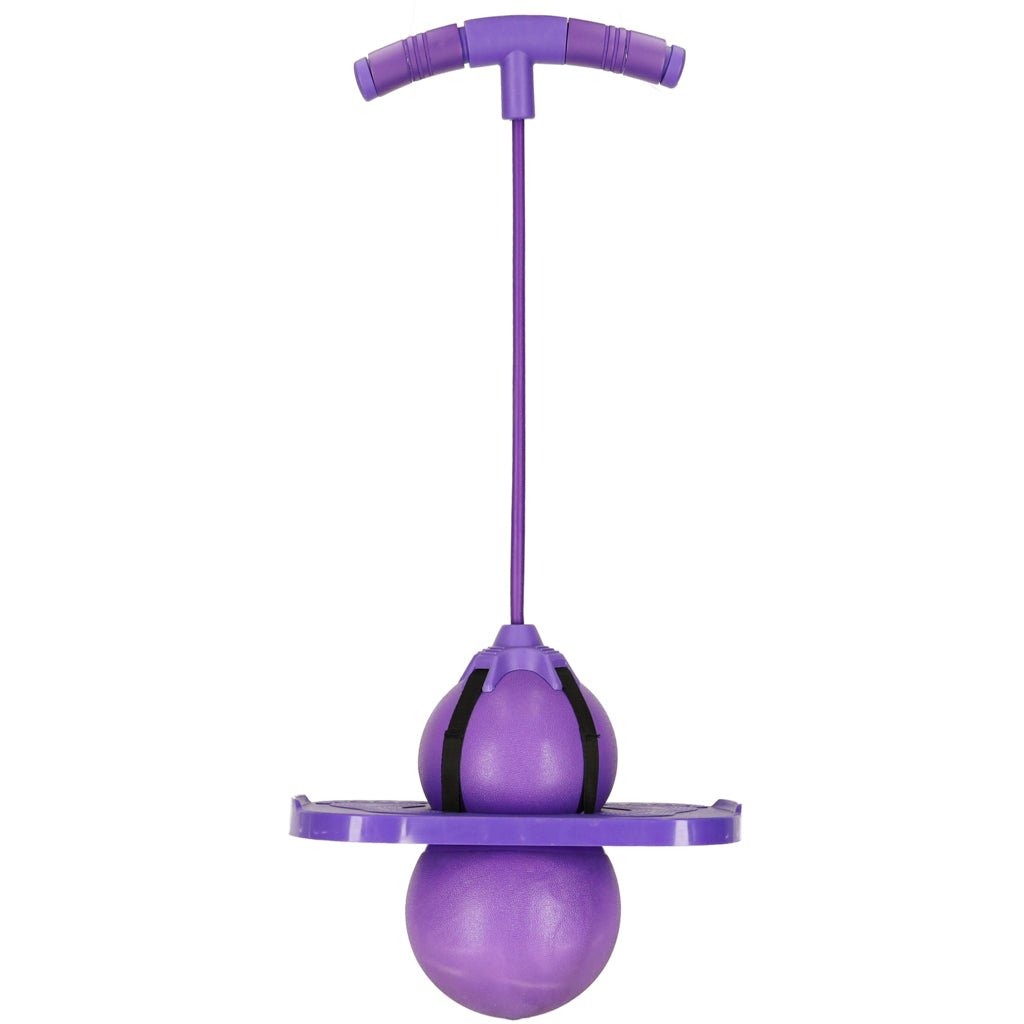 Vaikiškas pusiausvyros šoklys su kamuoliu violetinis