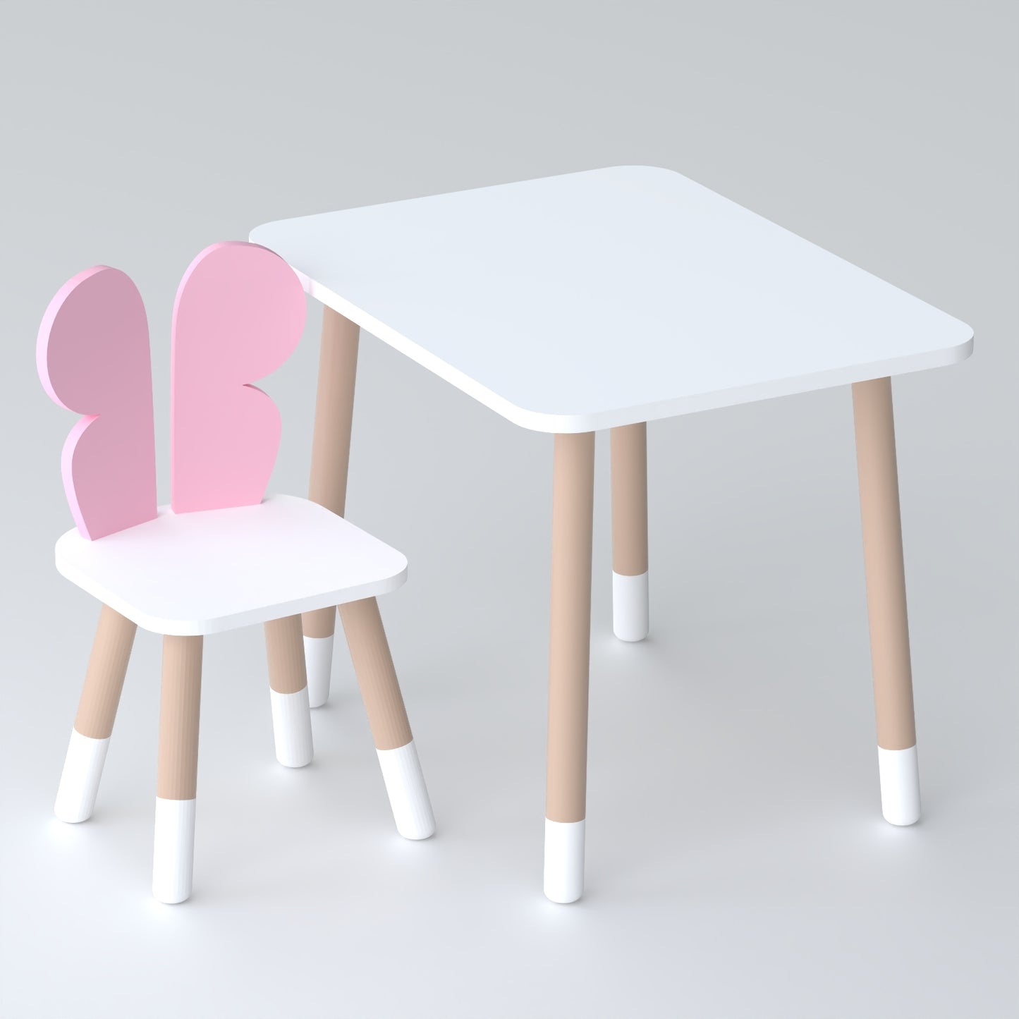 Vaikų Stalo ir Kėdės Rinkinys – pagrindinis vaizdas