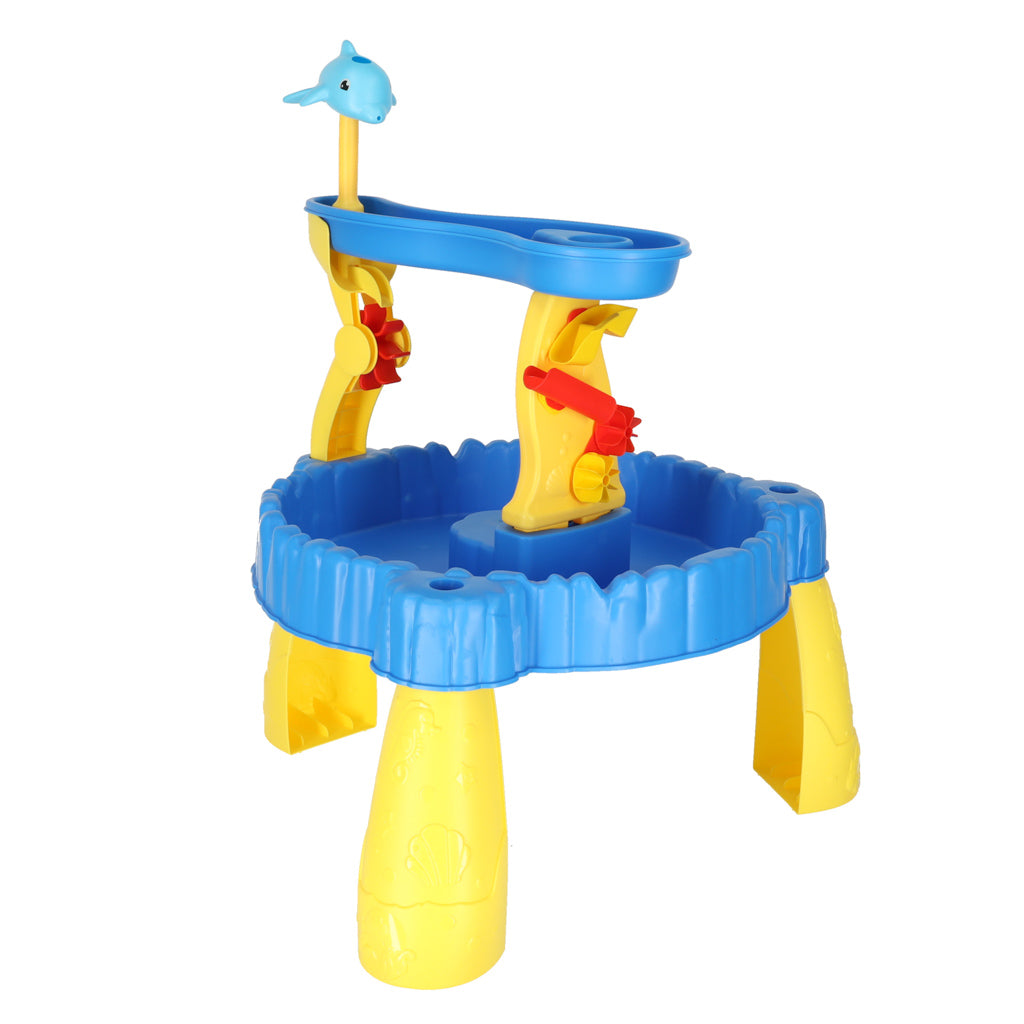 Vandens stalas smėlio ir vandens žaidimams, dviejų lygių, su priedais