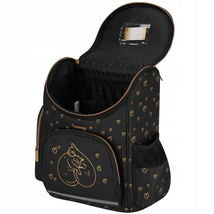 Mokyklinė kuprinė, Auksinė kačių širdis – vaizdas 5