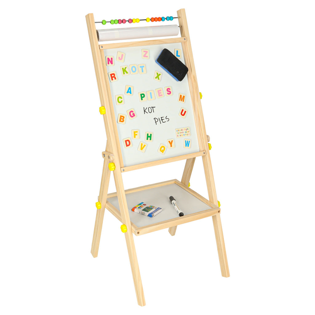 Magnetinė dvipusė lenta su skaičiuotuve ir popieriaus ritinėliu 90cm