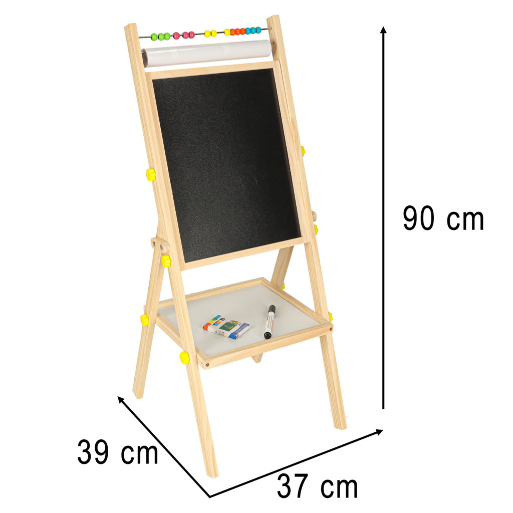Magnetinė dvipusė lenta su skaičiuotuve ir popieriaus ritinėliu 90cm