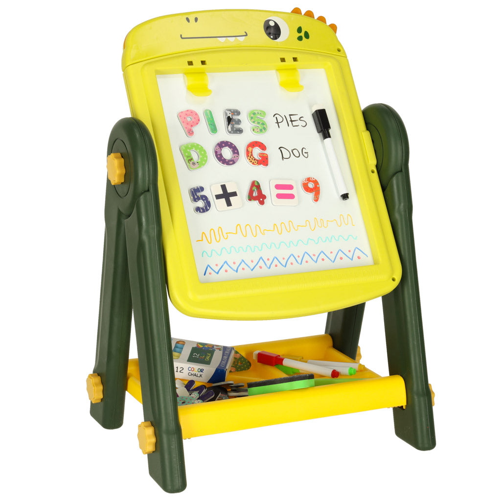 Kūrybinė dvipusė magnetinė sauso valymo lenta „Dinozauras“