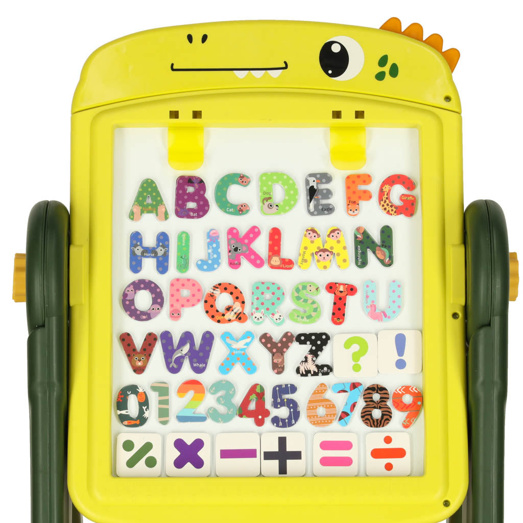 Kūrybinė dvipusė magnetinė sauso valymo lenta „Dinozauras“