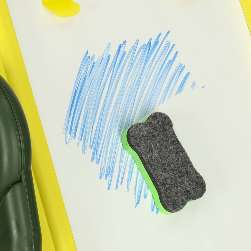 Kūrybinė dvipusė magnetinė sauso valymo lenta „Dinozauras“