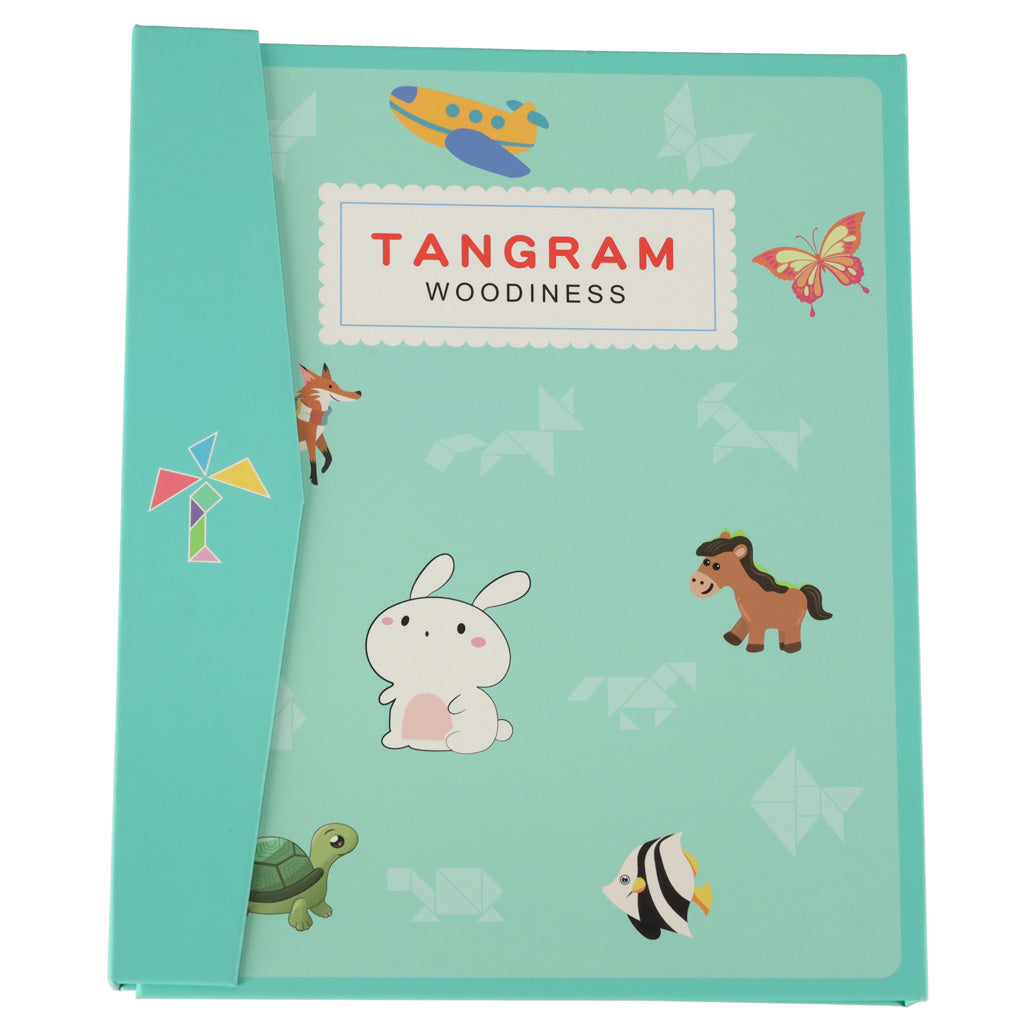 Magnetinių dėlionių knyga 3D tangramų blokai – pagrindinis vaizdas