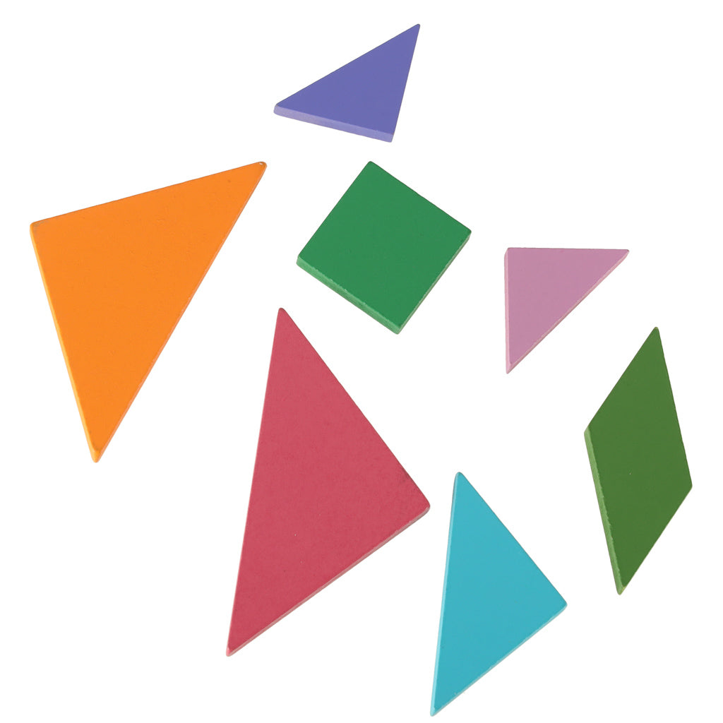 Magnetinių dėlionių knyga 3D tangramų blokai – vaizdas 4