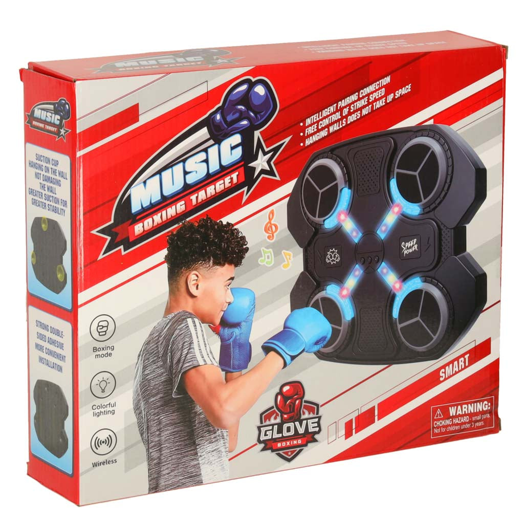 Bokso treniruočių skydas su muzika ir Bluetooth LED USB
