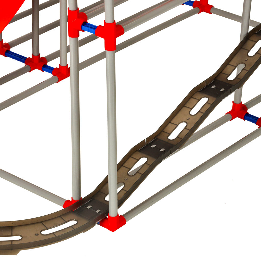 Magnetinė antigravitacinė automobilių trasa 130 cm XXL, 175 dalių