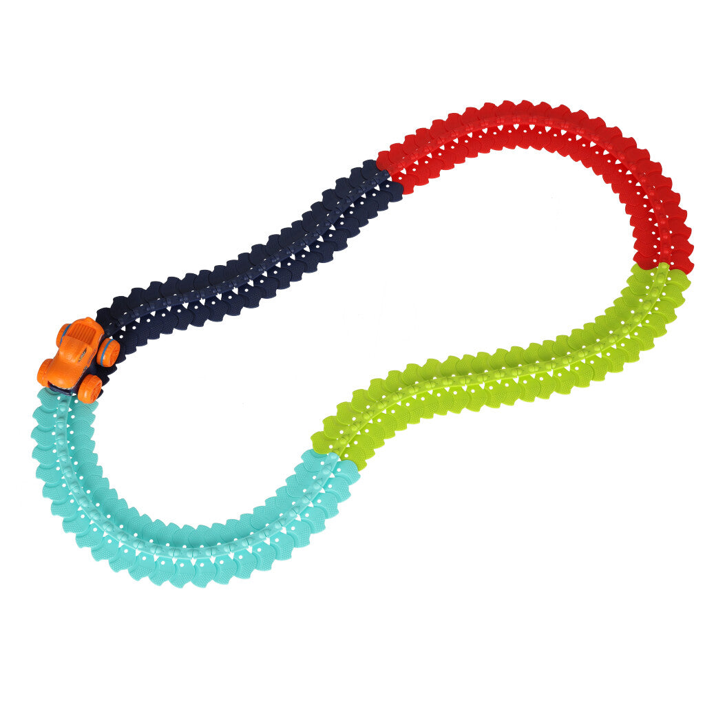 Automobilių lenktynių trasa su automobiliu – pagrindinis vaizdas