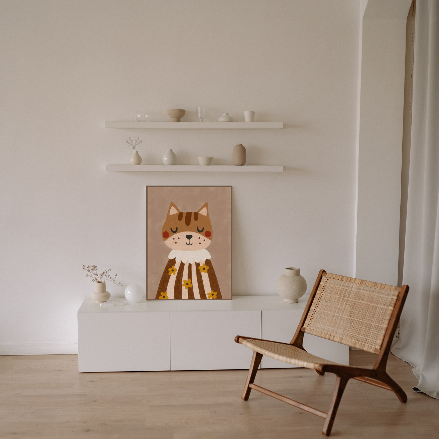 Plakatas - piešinys Katinėlis – vaizdas 4