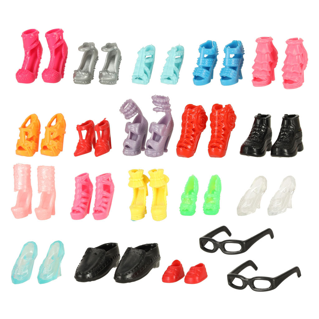 Lėlės drabužėlių ir aksesuarų rinkinys 85 el – vaizdas 3