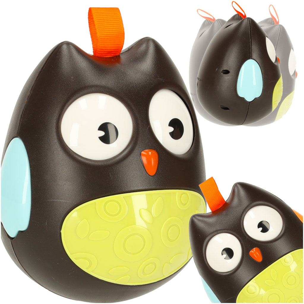 Nenuorama sensorinė sūpuojanti pelėda, juoda