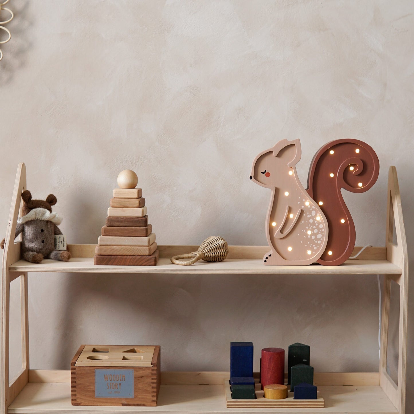 Medinė lempa Voveraitė – vaizdas 5