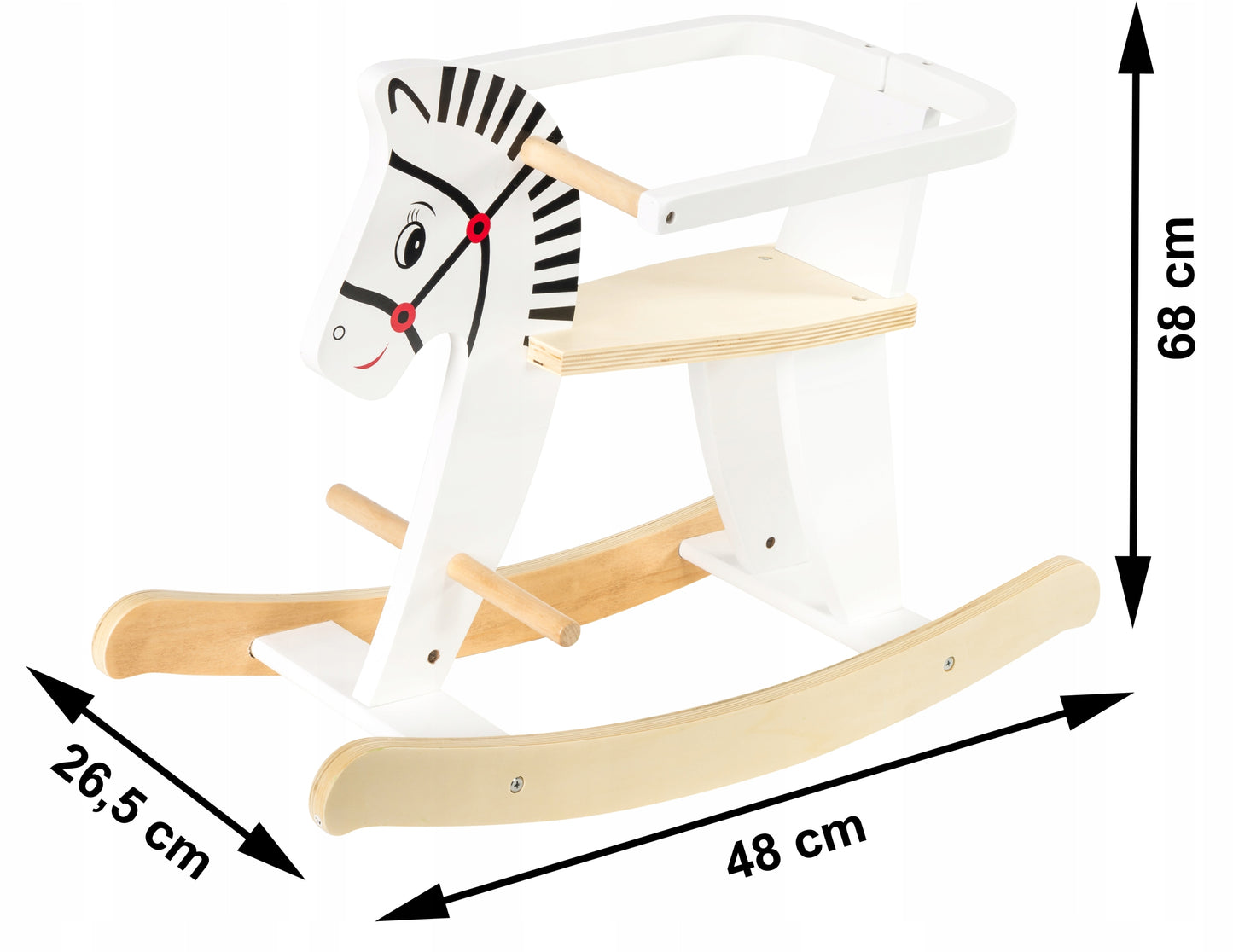 Medinis arkliukas su rėmais, originali pakuotė – vaizdas 7