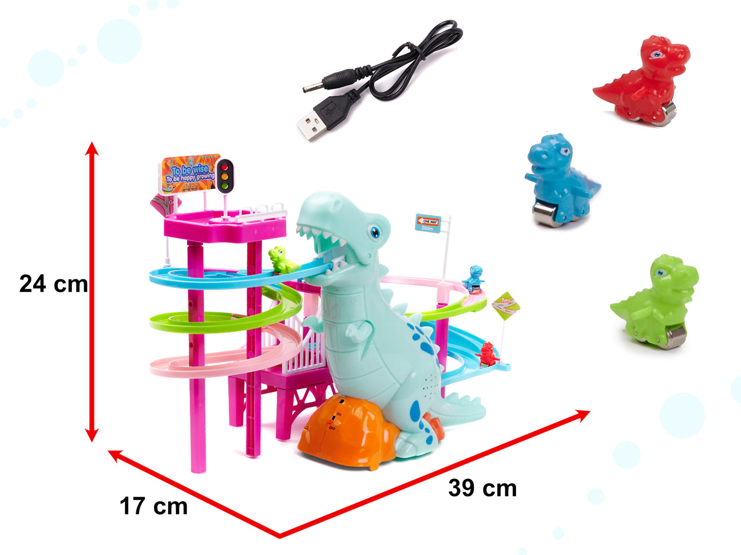 Dinozaurų lenktynių trasa, surinkta – vaizdas 3