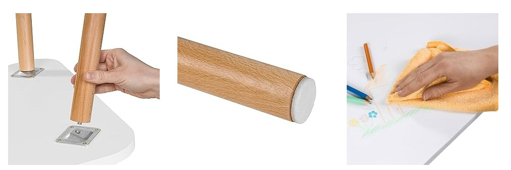 Vaikų Stalo Rinkinys su 2 Kėdėmis – vaizdas 6