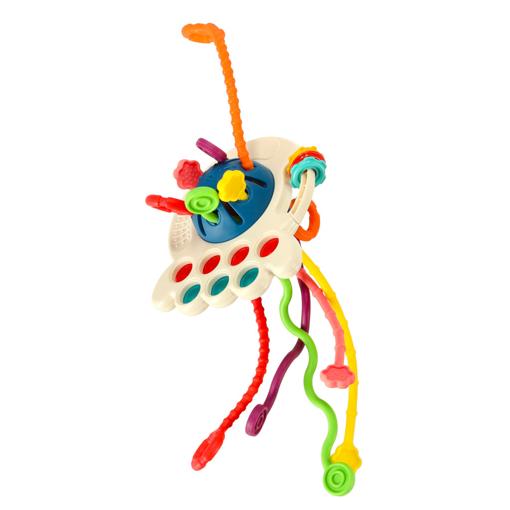 Bibi-inn kūdikių sensorinis kramtukas, mėlynas – vaizdas 4