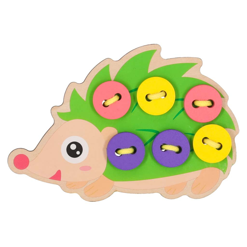 Edukacinis mygtukų siuvimo mokymosi rinkinys ežiukas