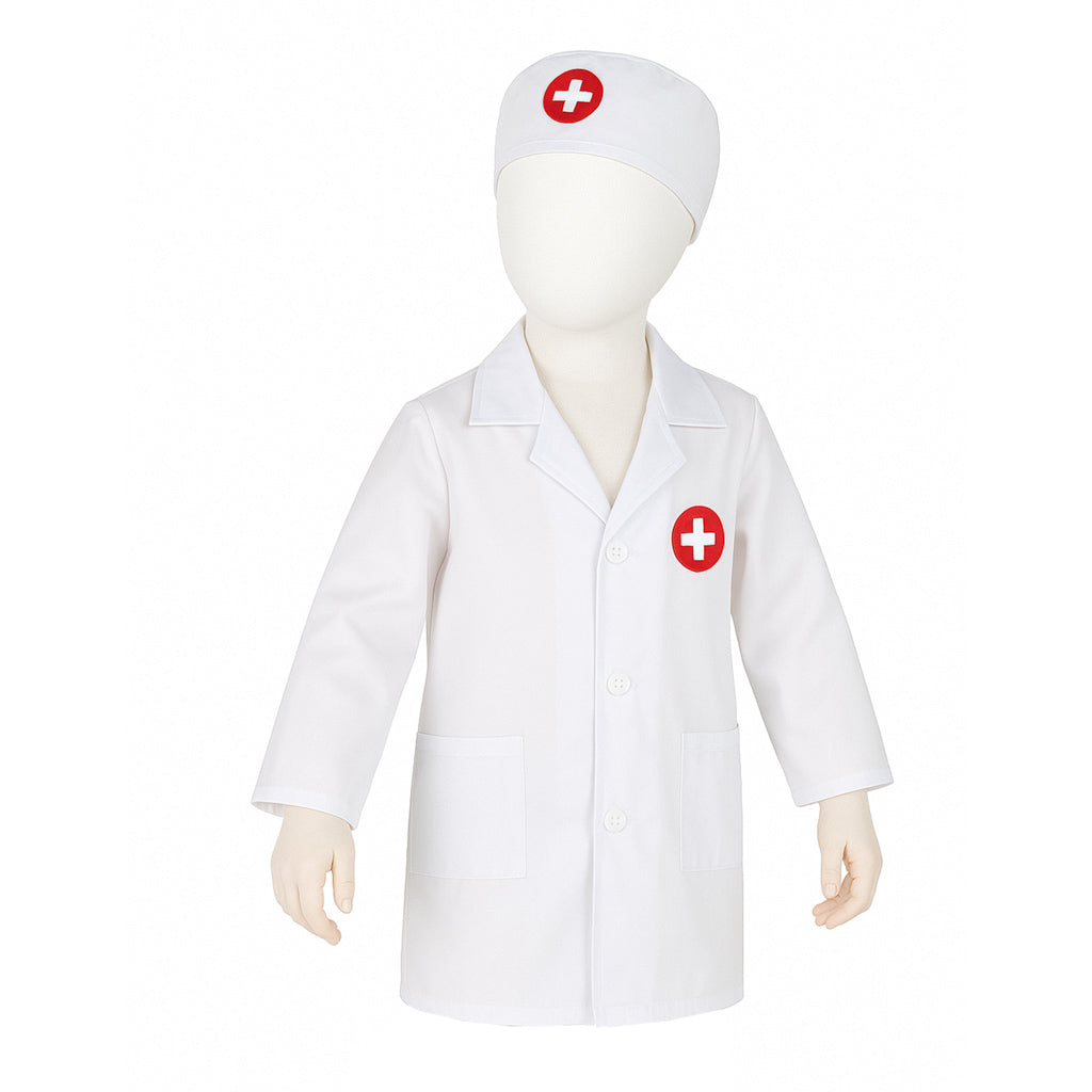 Gydytojo rinkinys lagaminėlyje „Mažasis daktaras“ su garsais, 35 dalys