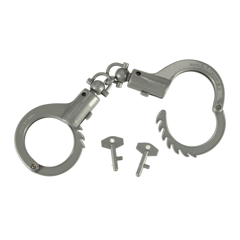 Mažojo policininko rinkinys: pistoletas, karabinas, kaukė, antrankiai ir policijos priedai