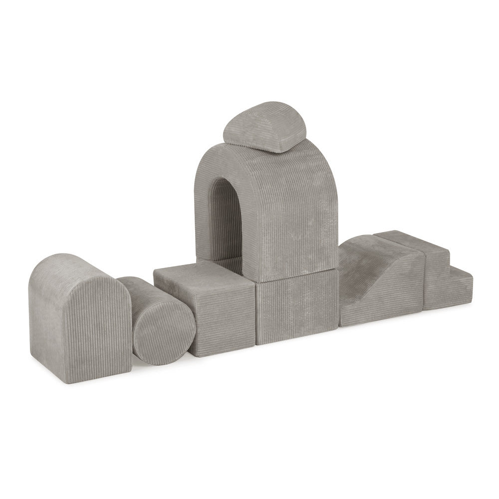 Minkšta Modulinė Žaidimų Pilaitė su 150 Kamuoliukų, Smėlio Spalvos