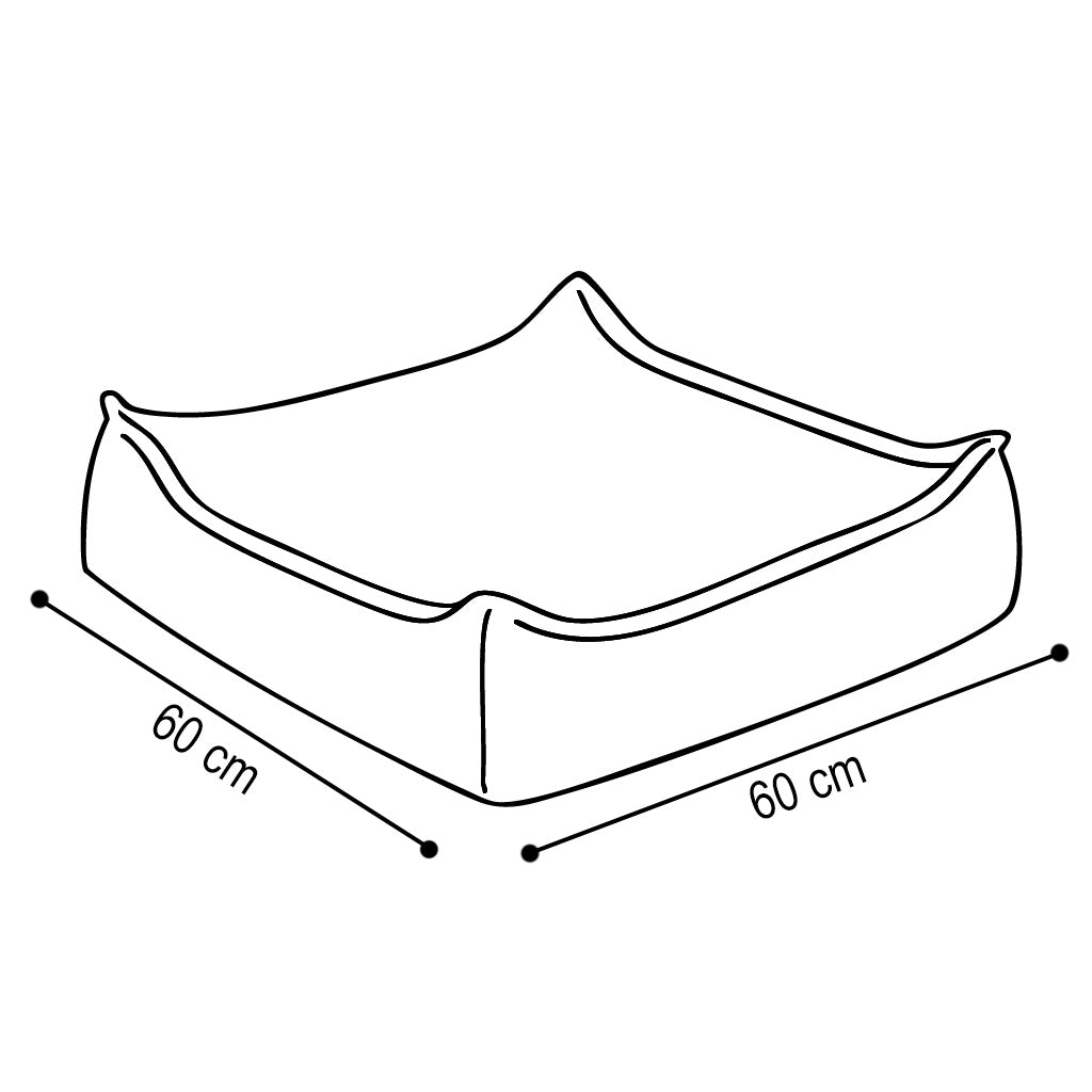 Prabangus Kordurojaus Pufas Plush Nest, Pilkas – vaizdas 7