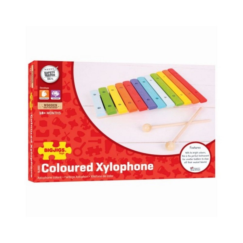 Bigjigs medinis muzikos instrumentas Ksilofonas – vaizdas 2