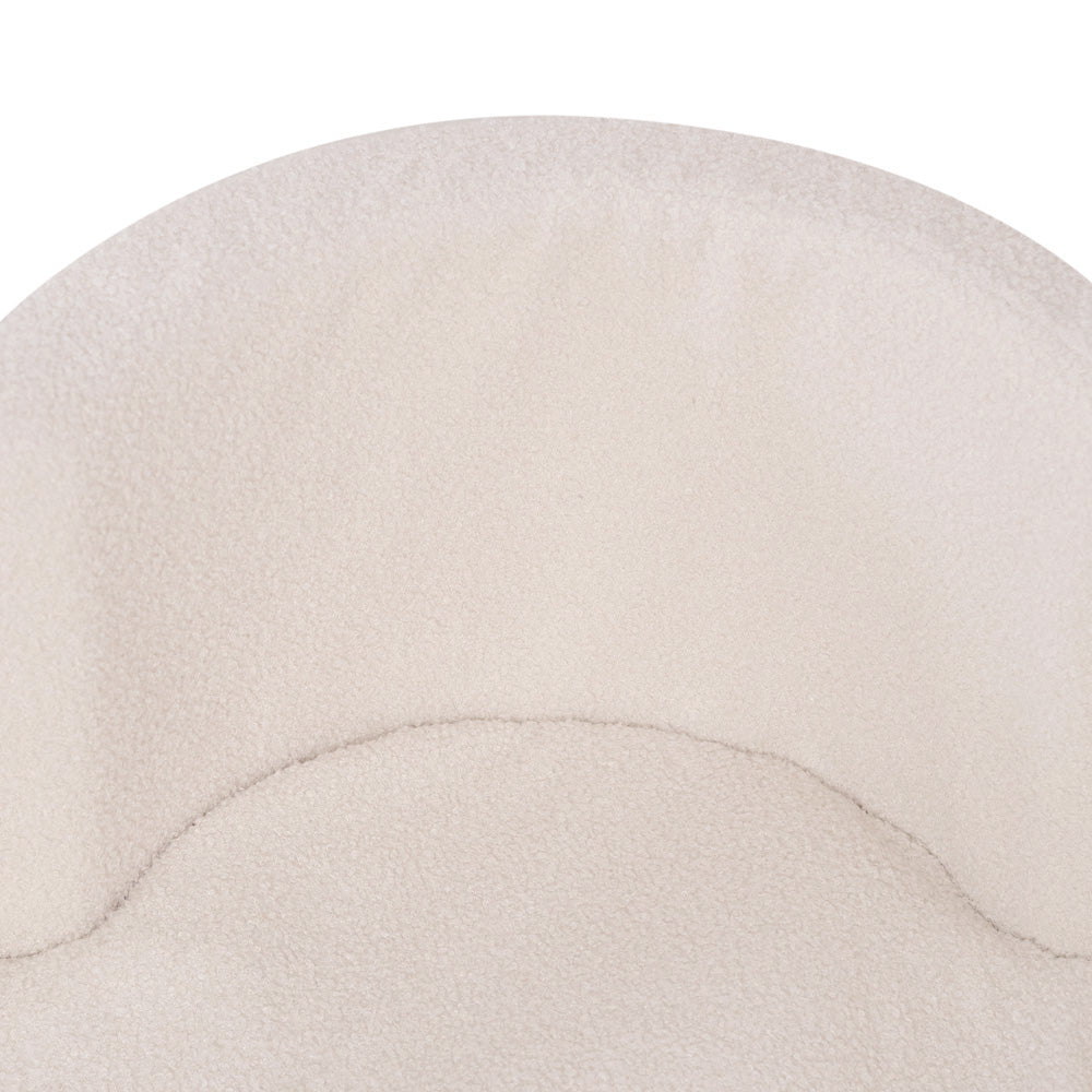 Minkštas Gėlių Formos Sausas Baseinas Vaikams PLUSH NEST, Kreminė Avis – vaizdas 5