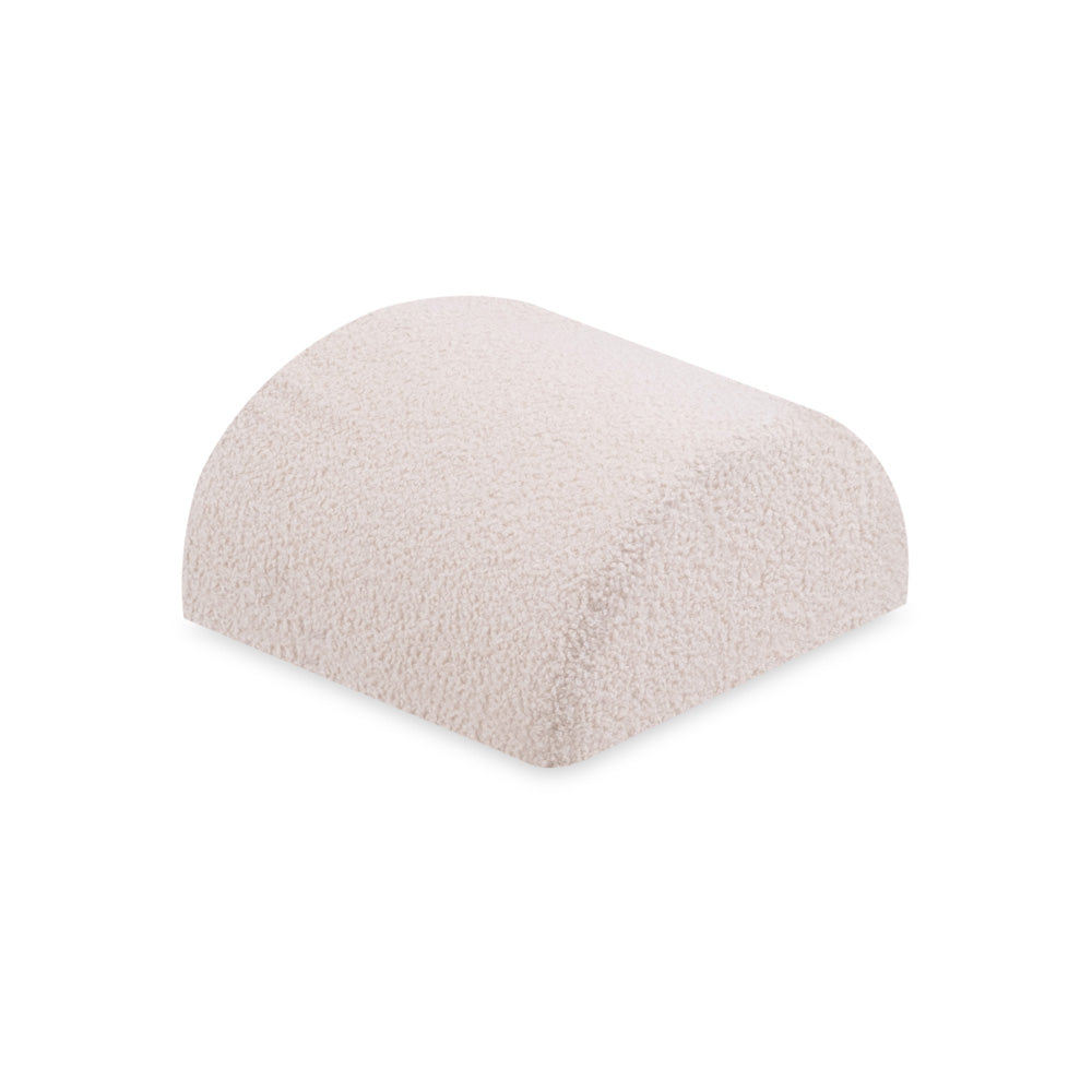 Pliušinis žaidimų pilies rinkinys „PLUSH NEST“ su kamuoliukų baseinu, kreminė „ėriuko“ oda – vaizdas 8