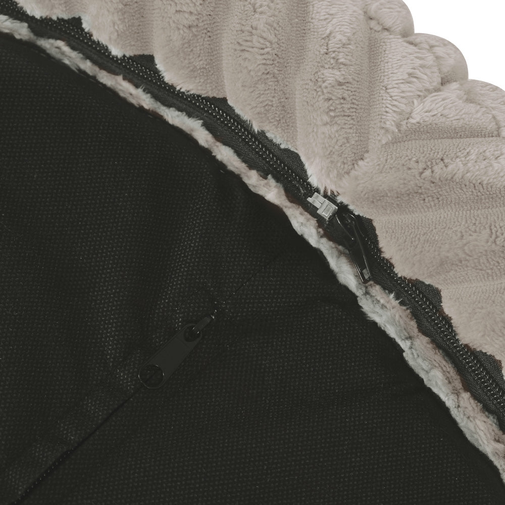 Prabangus sausas baseinas PLUSH NEST Puffy Lamell, smėlio, su krepšiu – vaizdas 10