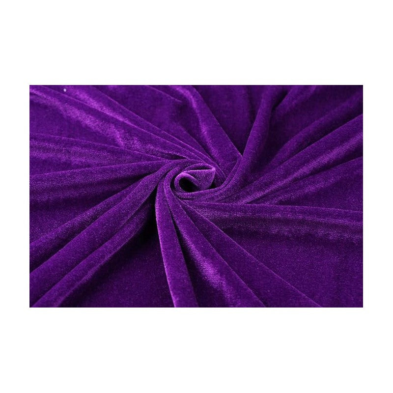 Ilgas purpurinis burtininko apsiaustas Helovino kostiumui – vaizdas 6