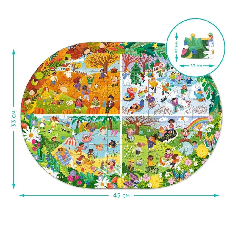 Dodo dėlionė vaikams Metai (100 det) – vaizdas 2