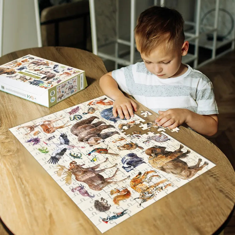 Dodo dėlionė vaikams Miško gyvūnai (200 det) – vaizdas 3