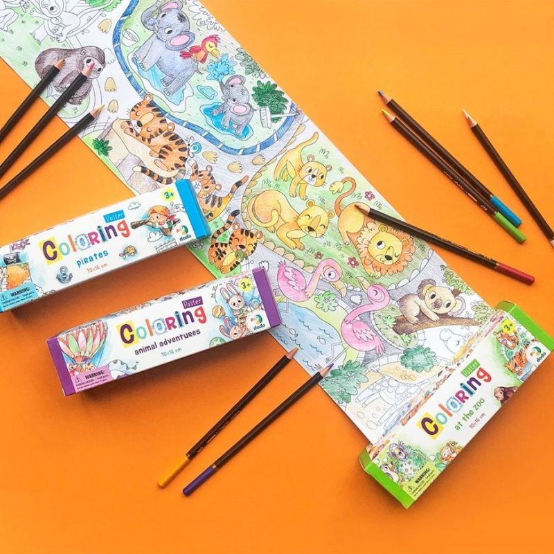 Dodo spalvinimo ritinys Zoologijos sodas – vaizdas 2