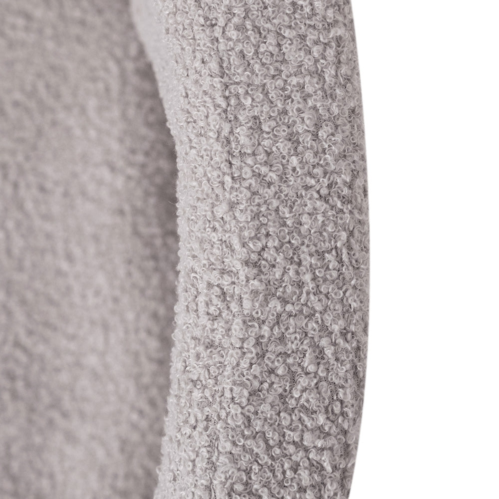 Pilkas Avytės pliušinis baseinas, apvalus – vaizdas 4